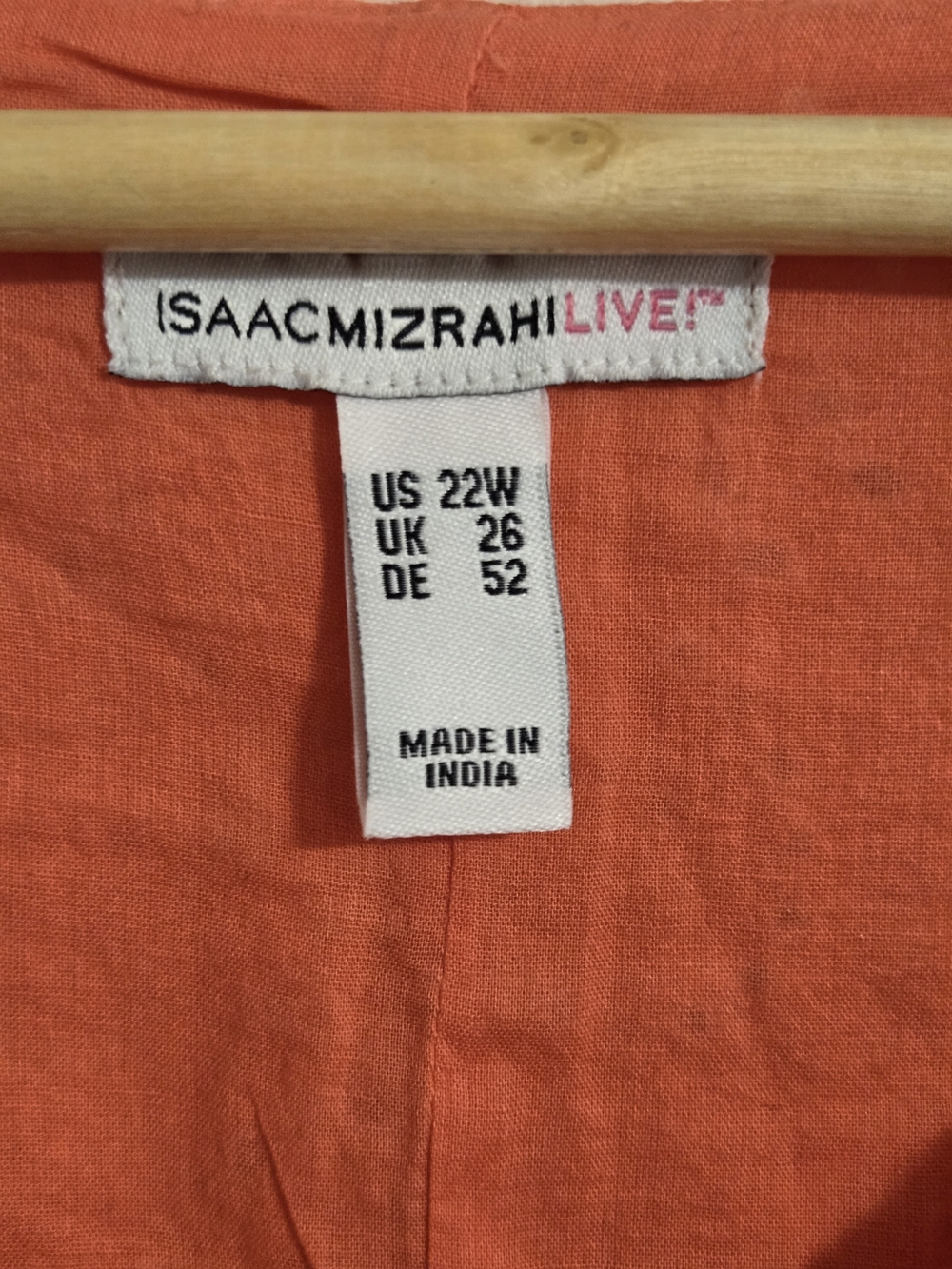 Isaac Mizrahi Coral V-Neck White Eyelet Cotton Short Dress Size 22W Pockets - Picture 5 of 7